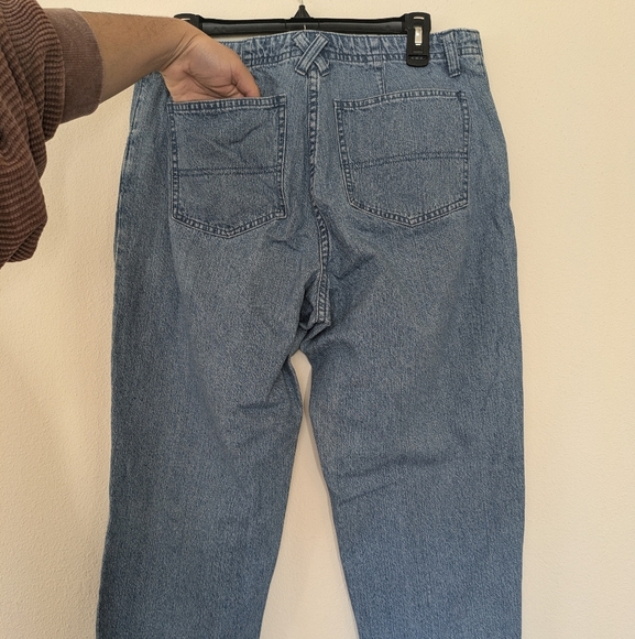 Christopher&Banks Y2K Jeans Embroidered Floral Accent Straight Leg Women's sz 10 - Picture 6 of 9